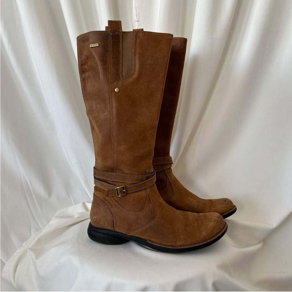 Merrell Tetra Strap Waterproof suede leather boots size 8.5. - Picture 1 of 8